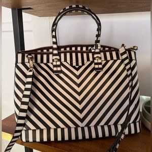 Henri Bendel classic striped bag - never used!